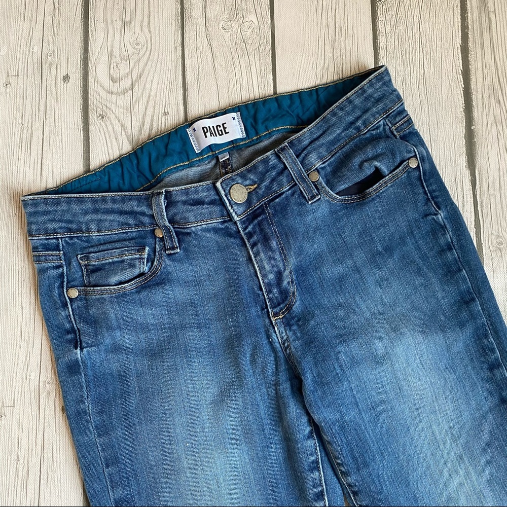 PAIGE Denim Skyline Ankle Peg Skinny Jeans Sz 28